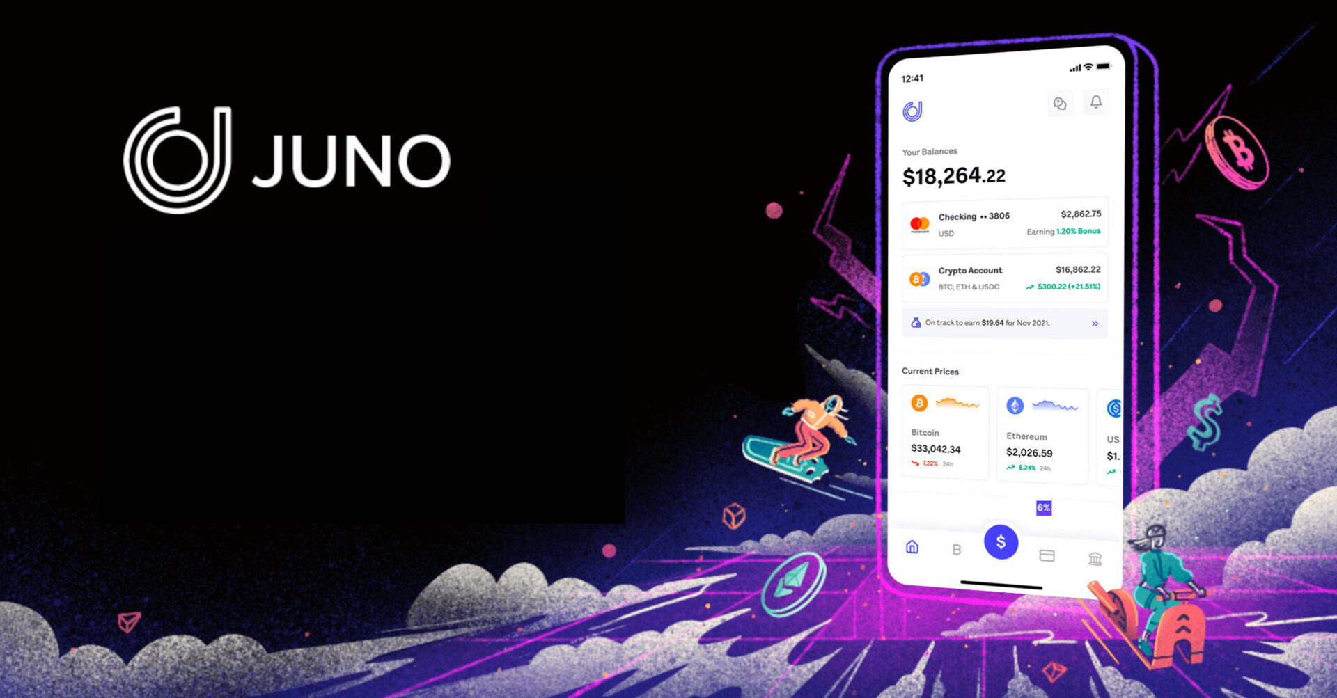 Juno, la empresa crypto de banca digital, recauda 18 millones de dólares