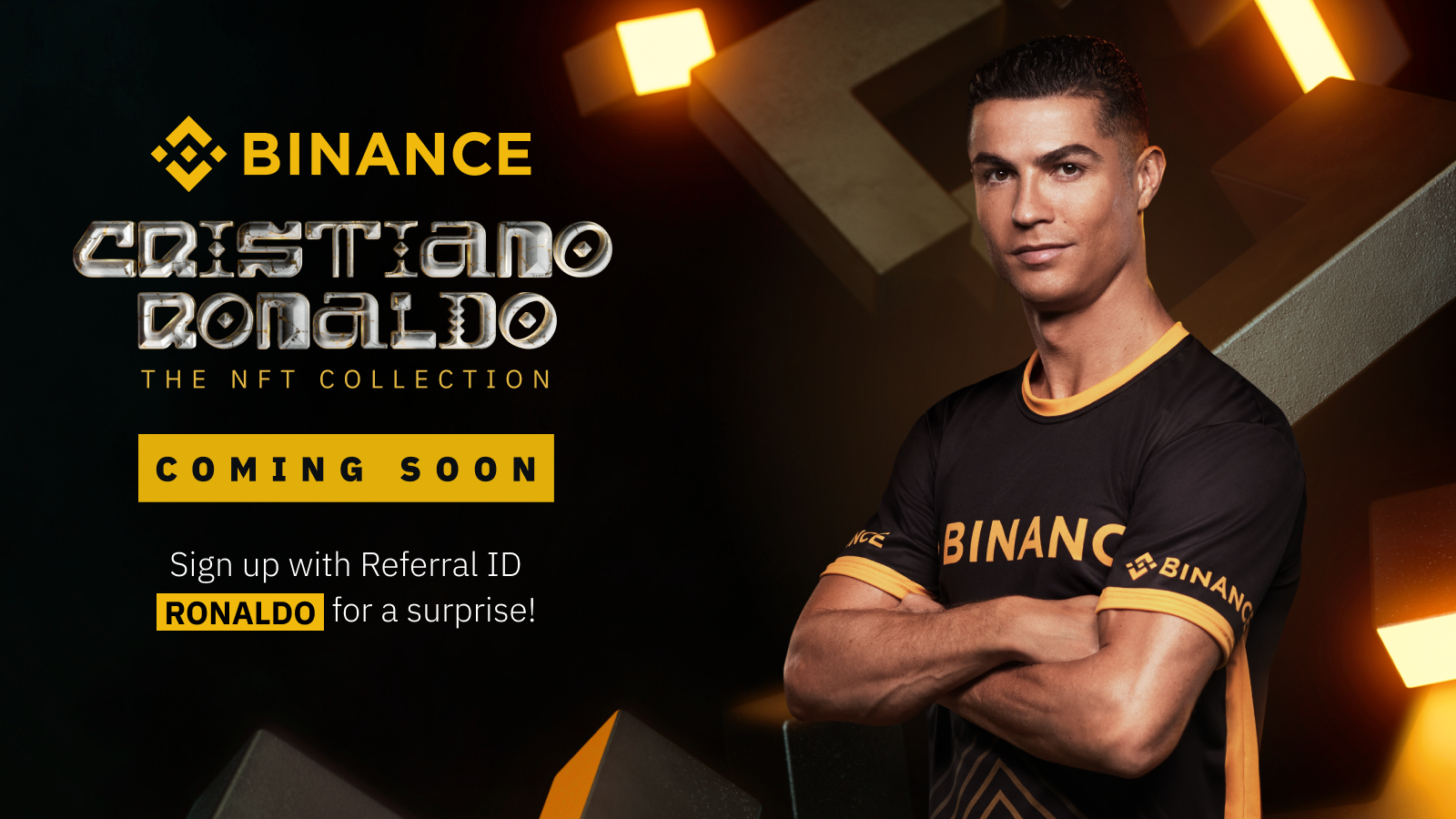 Cristiano Ronaldo lanza su primera colección NFT con Binance