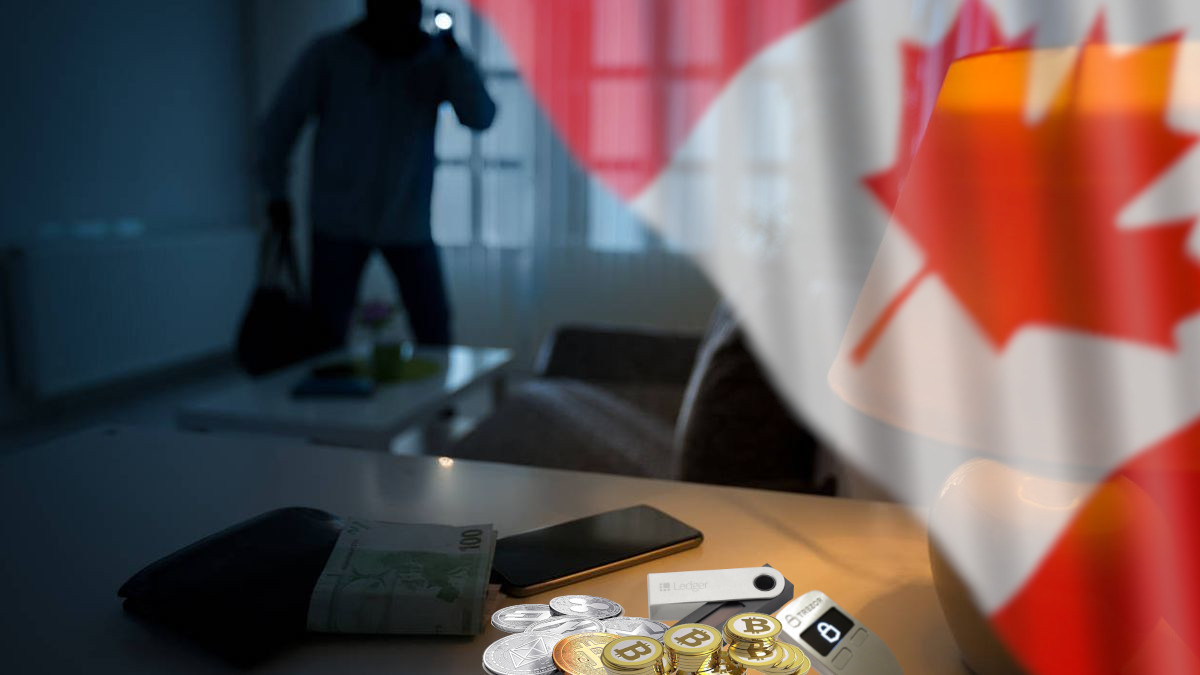 Ola de robos de criptomonedas en domicilios en Canadá