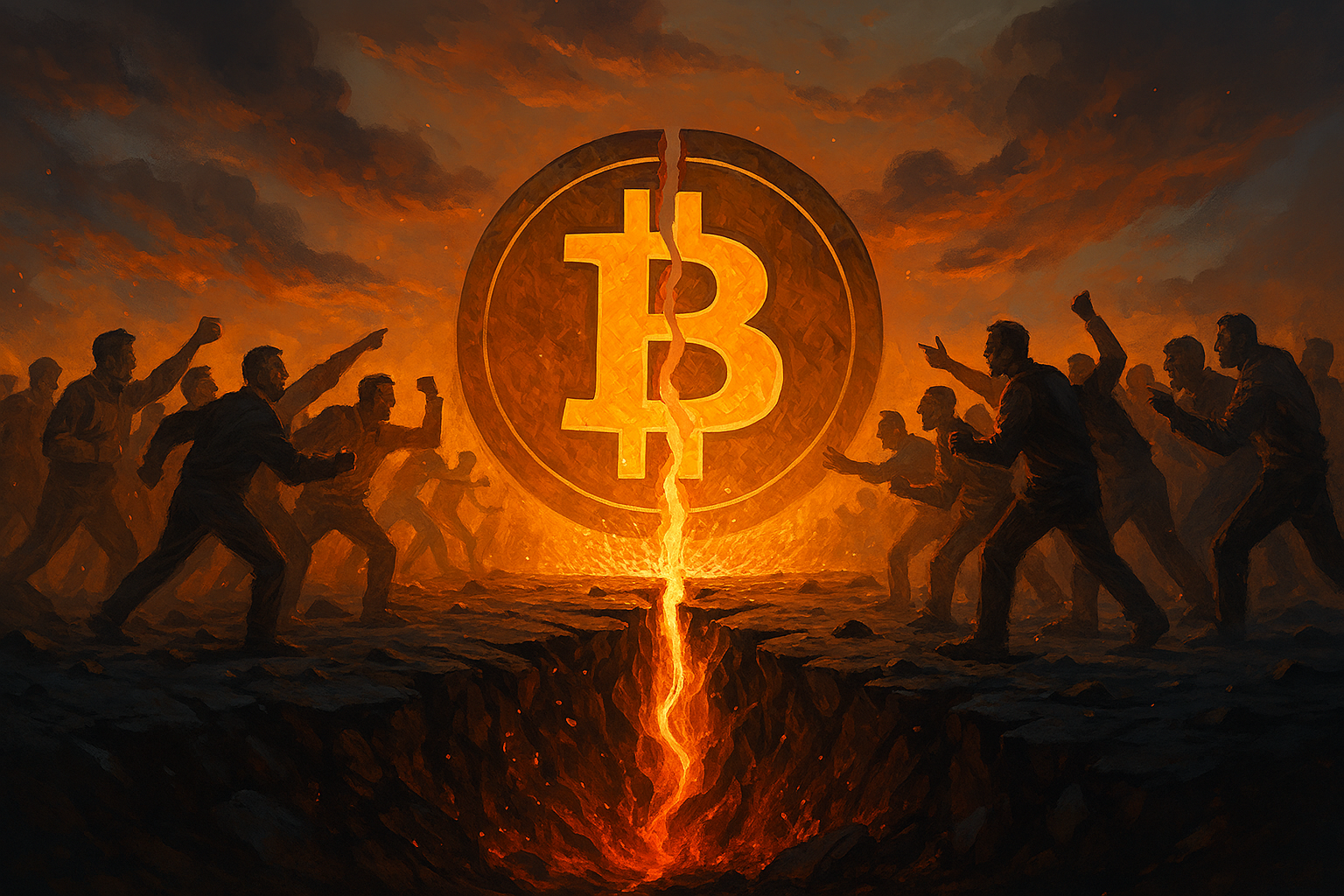 El soft fork de Bitcoin tiene dividida a la comunidad cripto