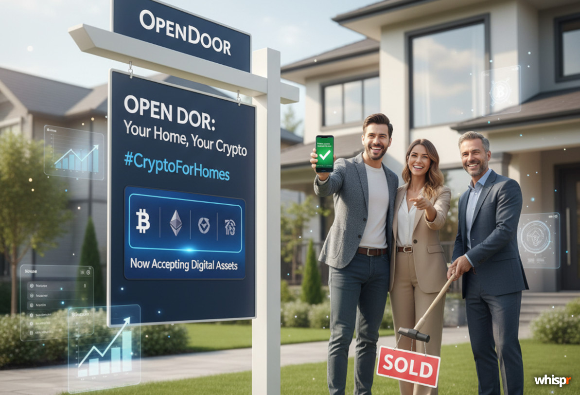 Opendoor aceptará Bitcoin para la compra de viviendas en Estados Unidos