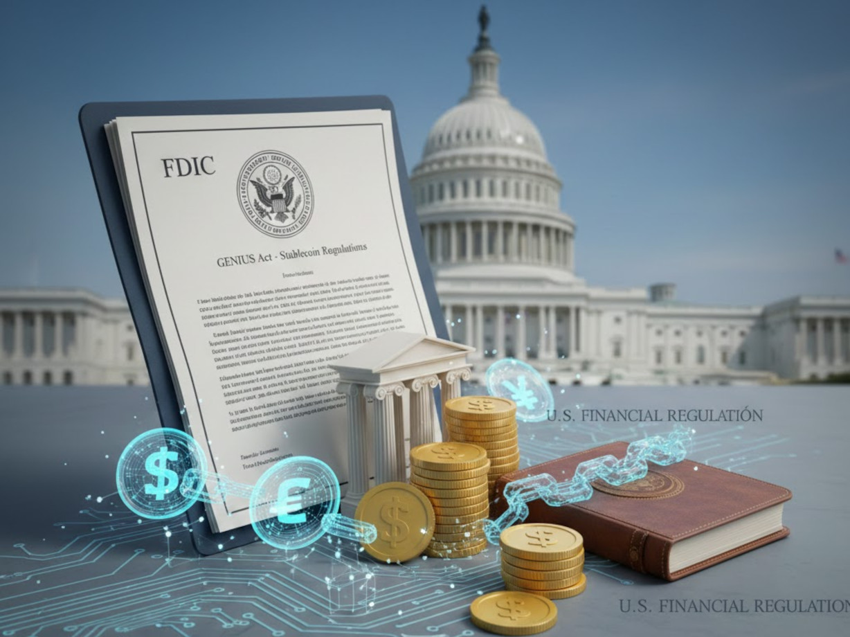 La FDIC propone las primeras reglas para stablecoins bancarias bajo la nueva ley GENIUS de EE.UU.