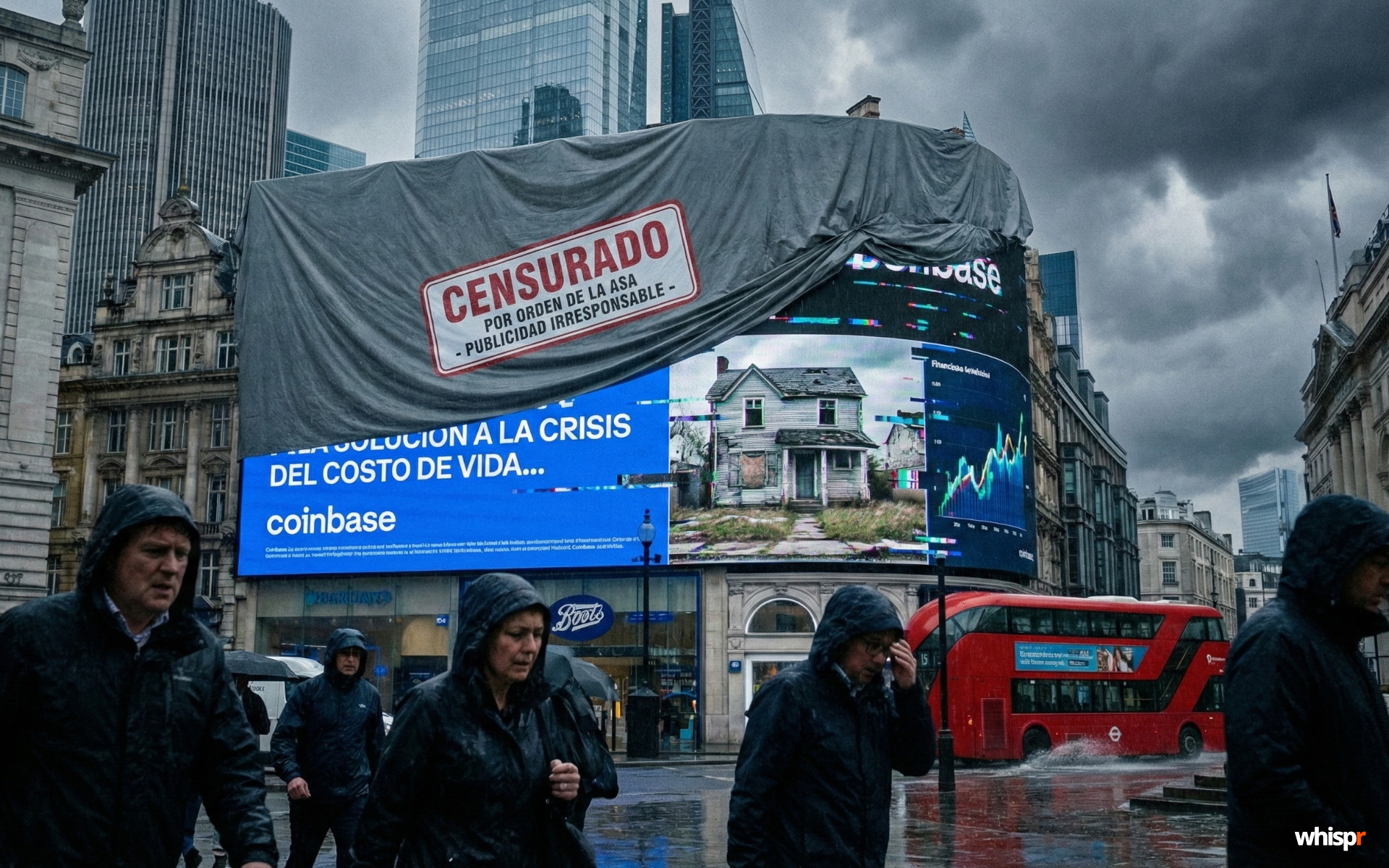 El regulador británico frena a Coinbase: la publicidad cripto en la mira