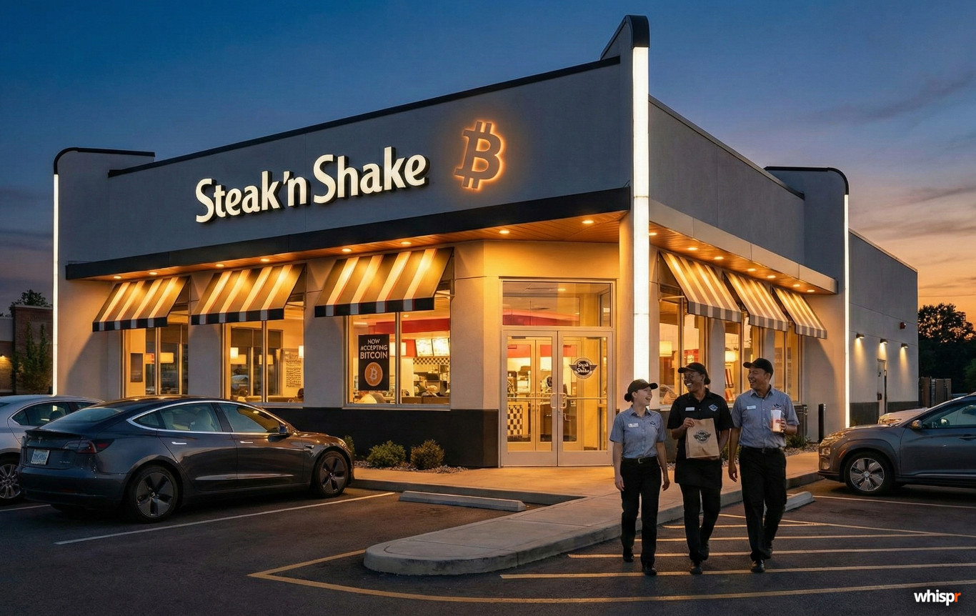 De la hamburguesa al Bitcoin: Steak ‘n Shake transforma salarios y tesorería en cripto