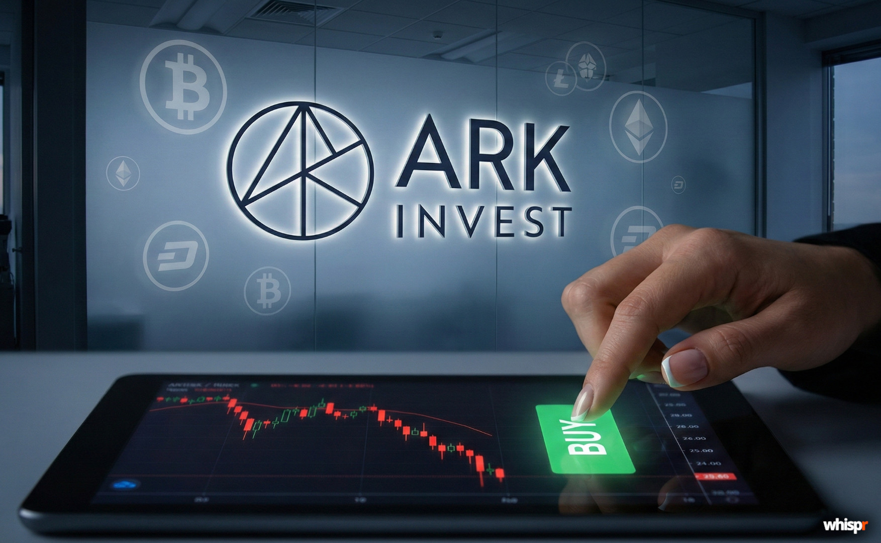 ARK Invest de Cathie Wood apuesta fuerte por las acciones cripto aprovechando el desplome del mercado