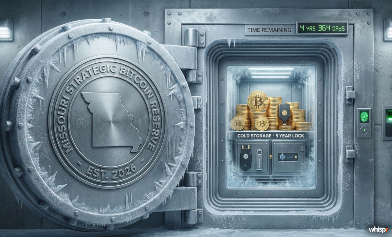 Missouri avanza con una ley para crear una Reserva Estratégica de Bitcoin con almacenamiento en frío a 5 años