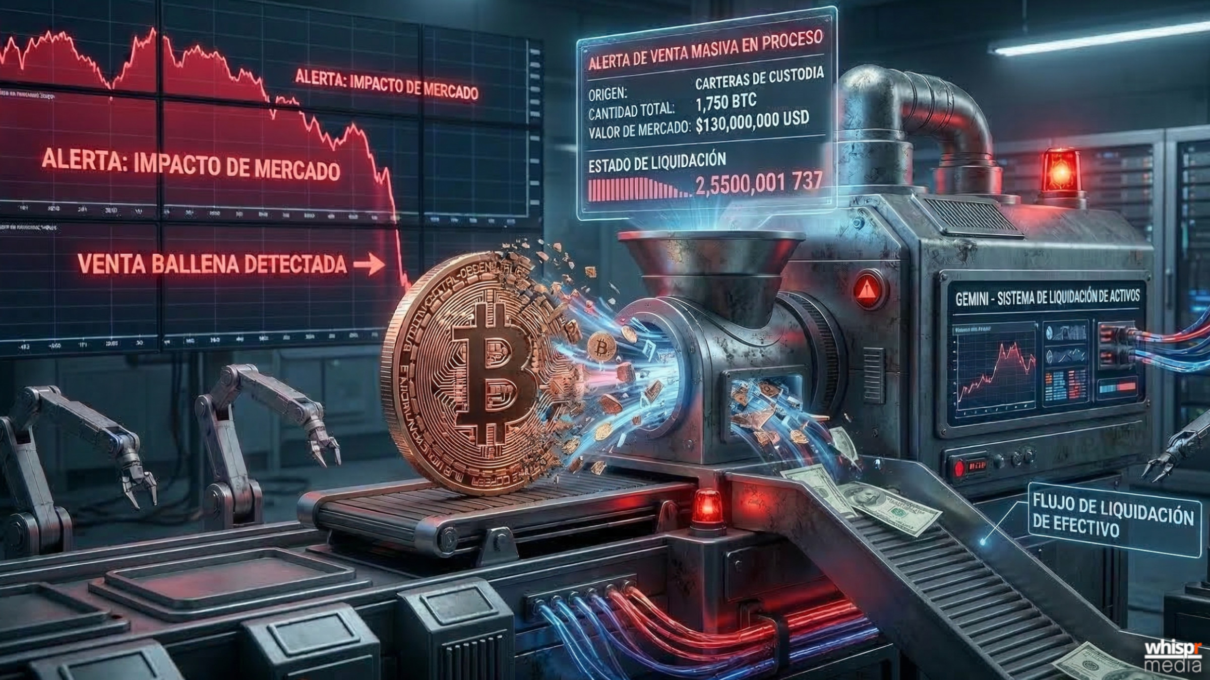 Los gemelos Winklevoss mueven 130 millones en Bitcoin y encienden las alarmas del mercado