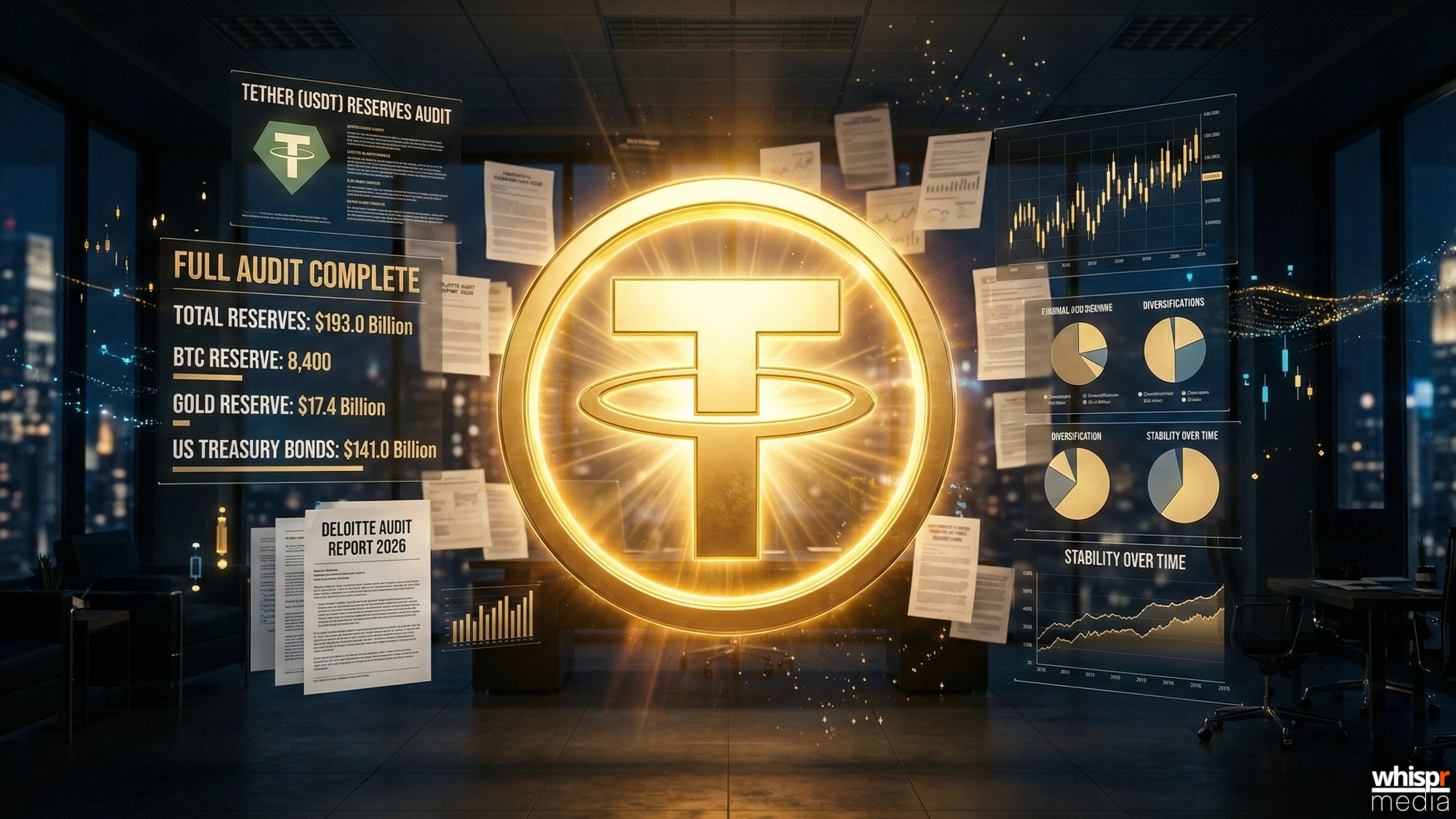 Tether da el gran paso: KPMG auditará sus reservas por primera vez mientras se prepara para el mercado estadounidense