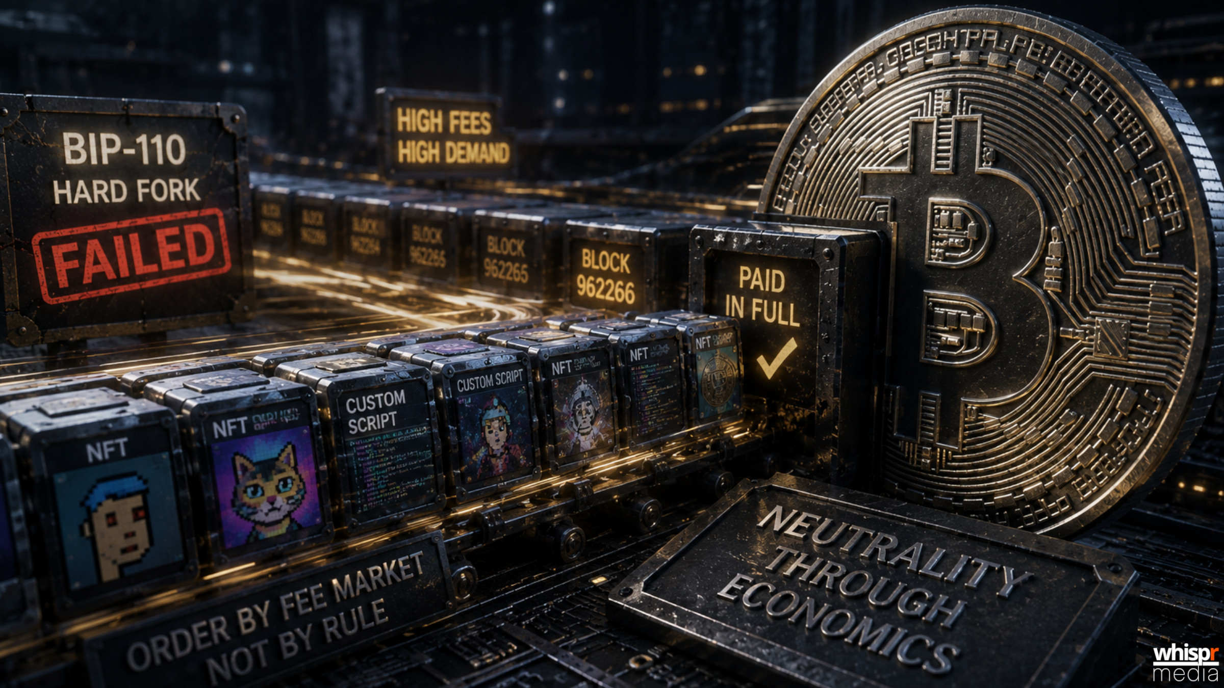«Doesn't matter one bit»: Schwartz defiende el mercado de tarifas de Bitcoin tras el fracaso de BIP-110