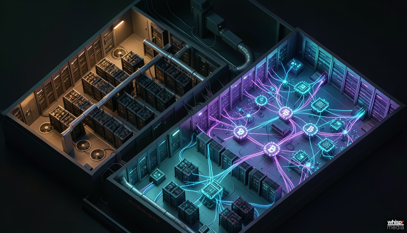 La minería de Bitcoin se reinventa: el giro a la IA vale el doble que seguir minando