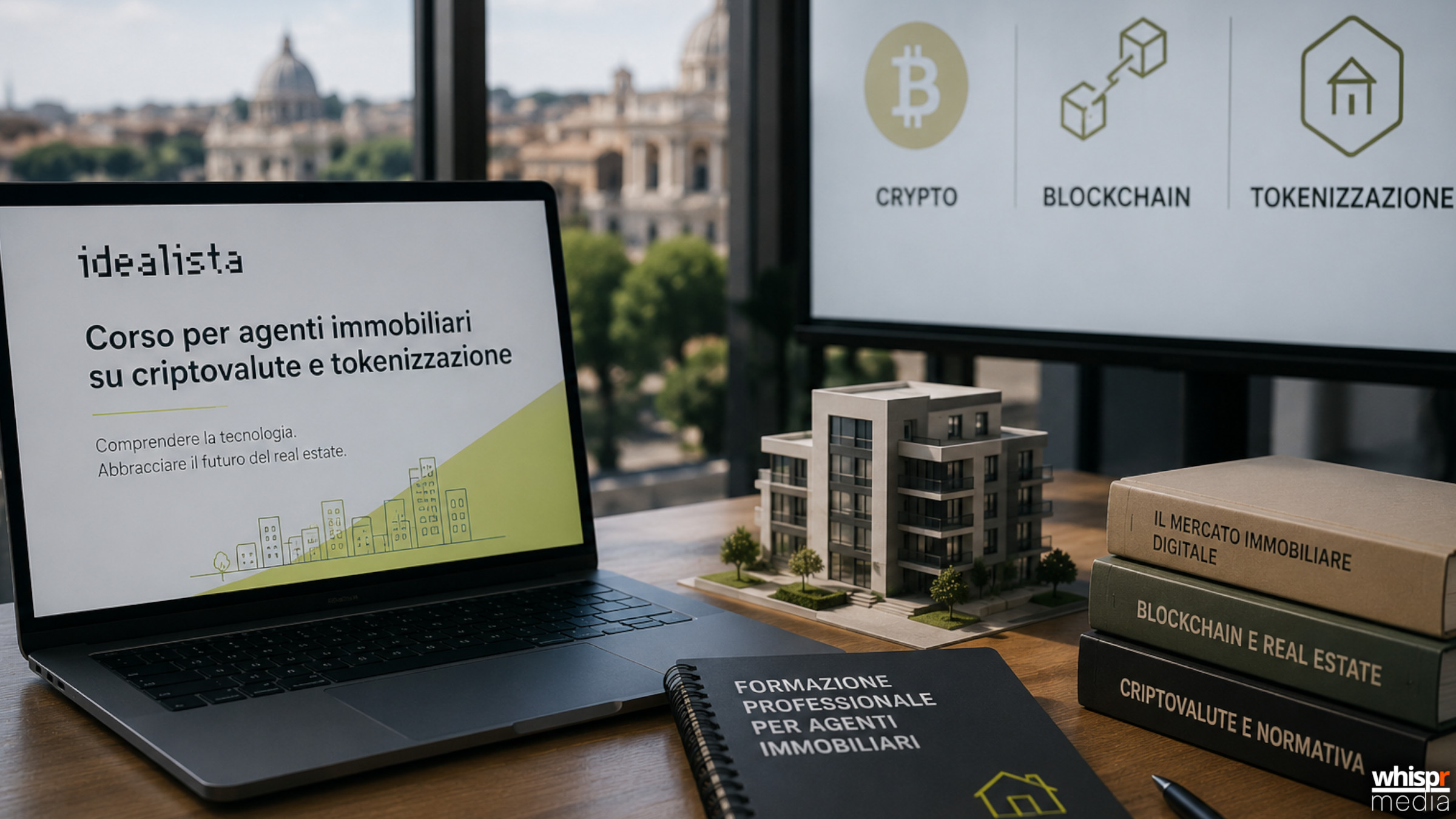 Idealista introduce blockchain en la formación inmobiliaria italiana