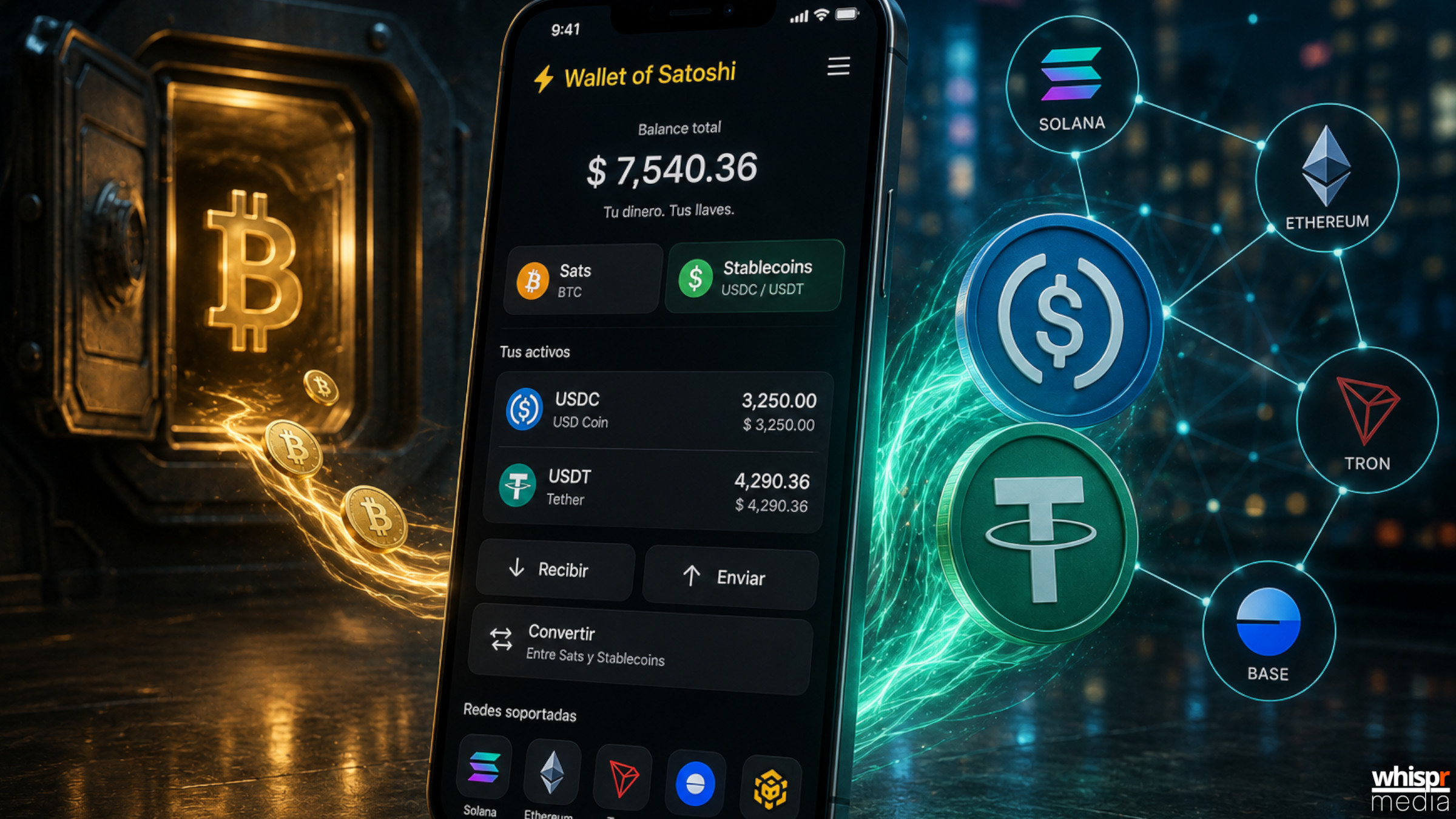 Wallet of Satoshi integra stablecoins: el fin de la dependencia bancaria en tus ahorros