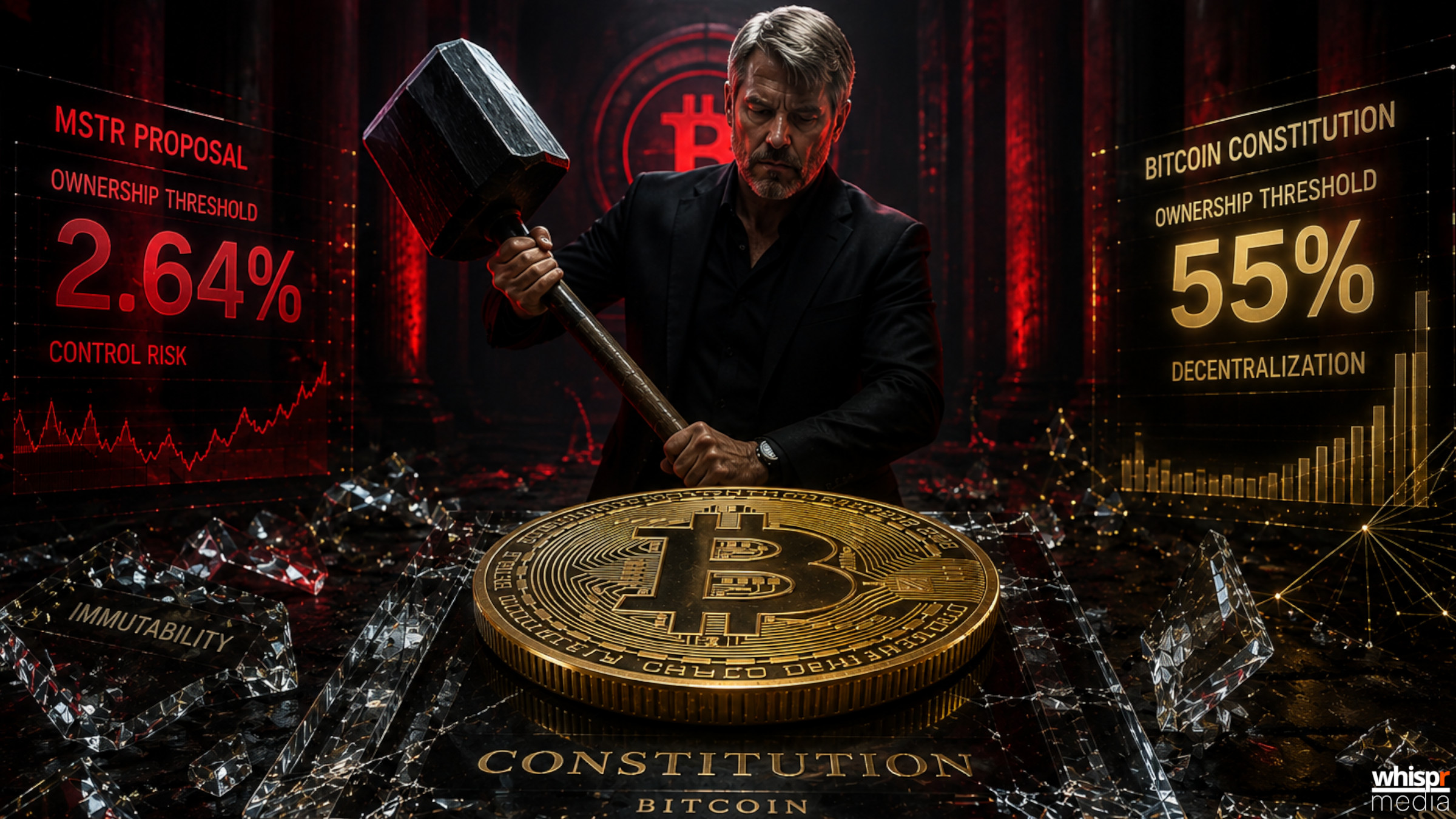 La 'Constitución' de Bitcoin bajo asedio: Saylor denuncia a BIP-110 como robo económico