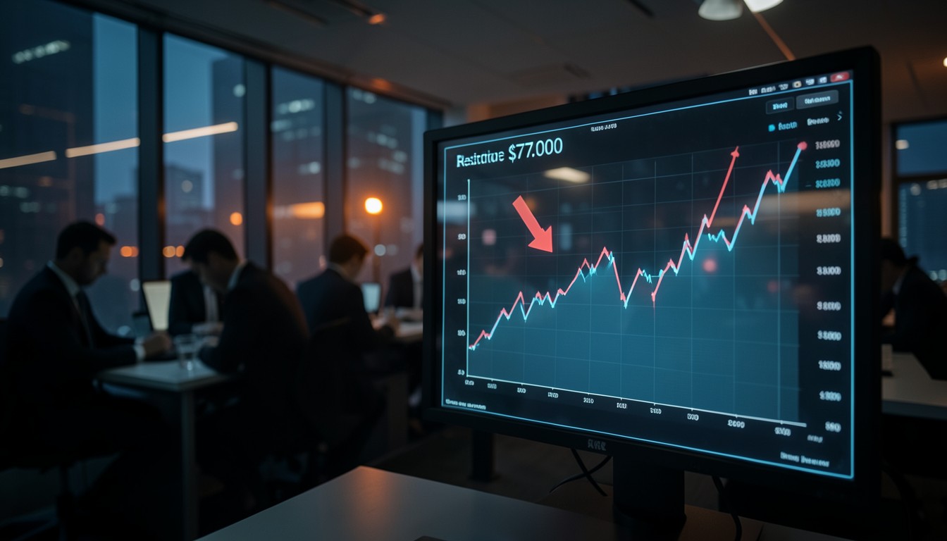 Bitcoin se estanca en $77k: ¿Corrección de verano o acumulación institucional?