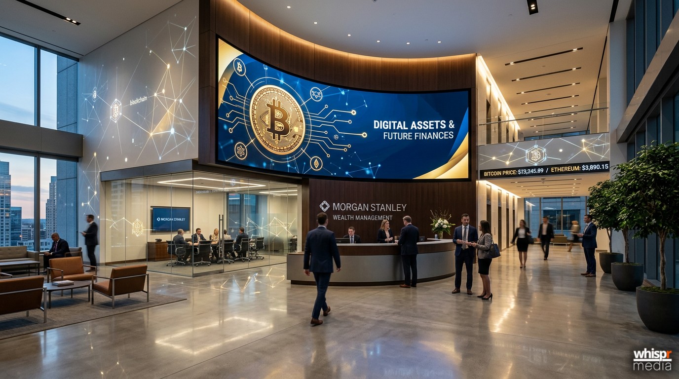 Morgan Stanley da un paso histórico: presenta su propio ETF de Bitcoin con el ticker MSBT