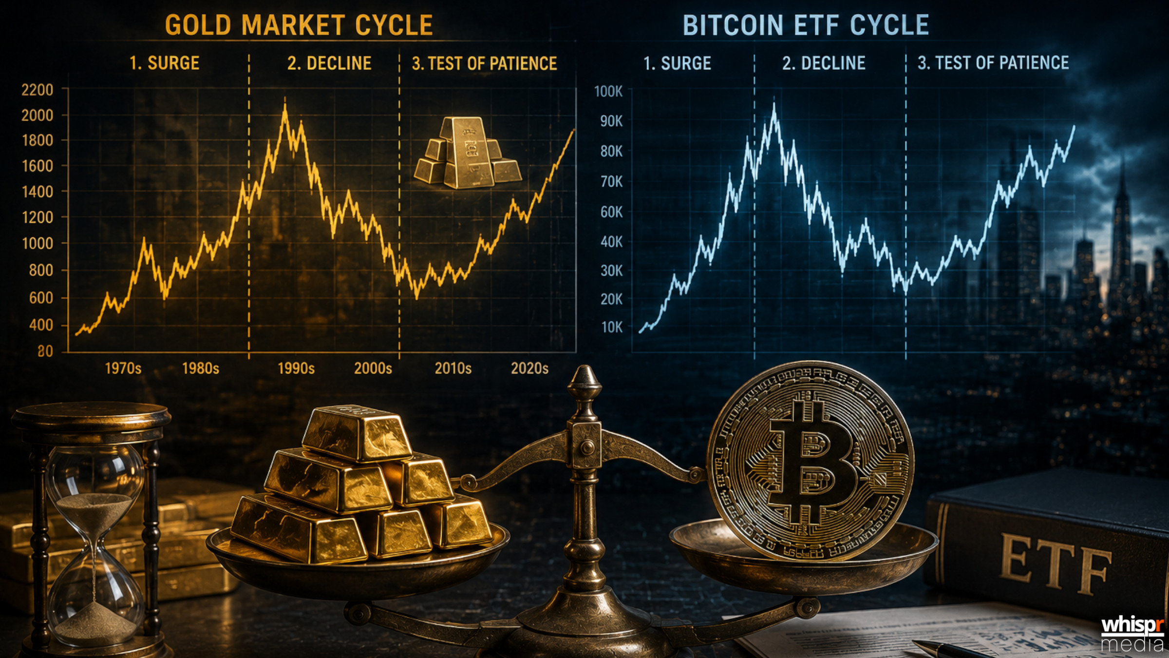 El espejo del oro: ¿Qué nos depara el futuro de los ETFs de Bitcoin?