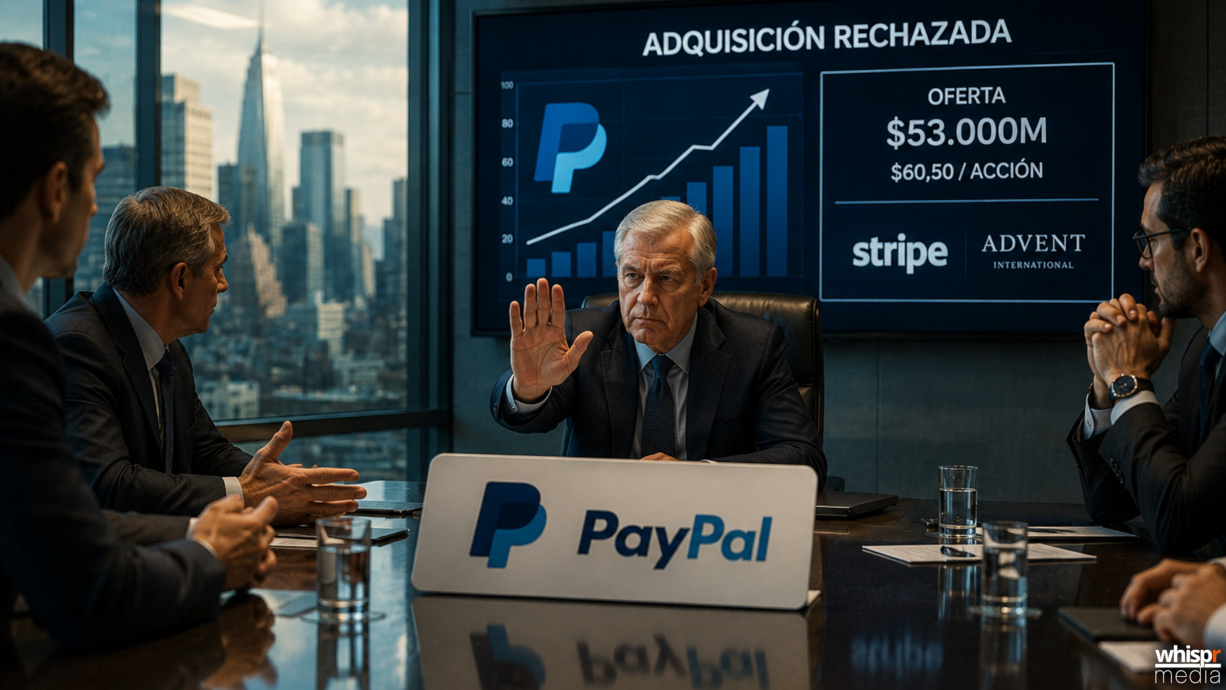 PayPal rechaza la oferta de $53k de Stripe: ¿Una batalla de egos o estrategia?